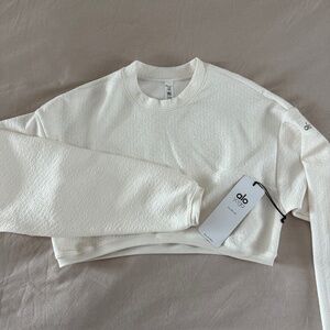 Alo cropped sweater